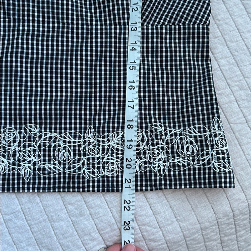 Vintage Black and White Gingham Tank Top - Picture 13 of 15